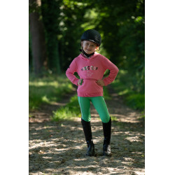 Kinderenlegging HKM Maui met fullseat van siliconen Groen Kinderenlegging HKM Maui met fullseat van siliconen Groen