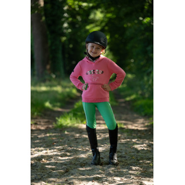 Kinderenlegging HKM Maui met fullseat van siliconen Groen Kinderenlegging HKM Maui met fullseat van siliconen Groen