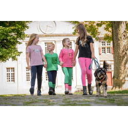 Kinderenlegging HKM Maui met fullseat van siliconen Groen Kinderenlegging HKM Maui met fullseat van siliconen Groen