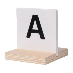 Dressuurletter HKM Hobby Horse Zwart / wit