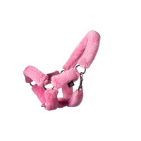 HKM halster met synthetische bontvoering Hobby Horse Roze