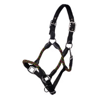 HKM Neon Flash halster Zwart