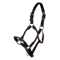 HKM Neon Flash halster Zwart