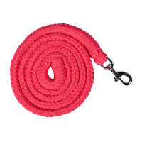 Longe HKM Glow-Line met musketonkarabijnhaak Roze