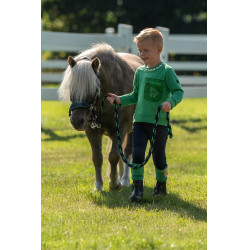 HKM Maui kinderrijbroek met fullseat van siliconen Diepblauw