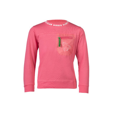 HKM Maui kinderlongsleeve-polo Roze