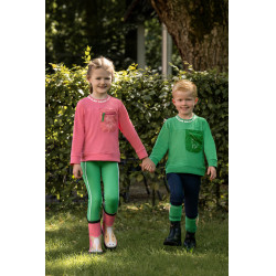 HKM Maui kinderlongsleeve-polo Roze