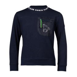 HKM Maui kinderlongsleeve-polo Diepblauw