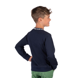 HKM Maui kinderlongsleeve-polo Diepblauw
