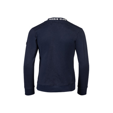 HKM Maui kinderlongsleeve-polo Diepblauw
