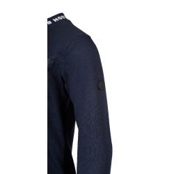 HKM Maui kinderlongsleeve-polo Diepblauw