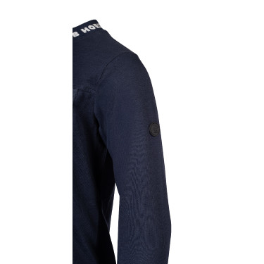 HKM Maui kinderlongsleeve-polo Diepblauw