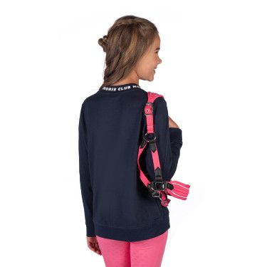 HKM Maui kinderlongsleeve-polo Diepblauw