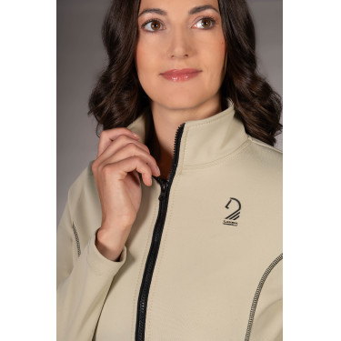 Lauria Garrelli Limone dames sweatvest met rits Grijs / beige