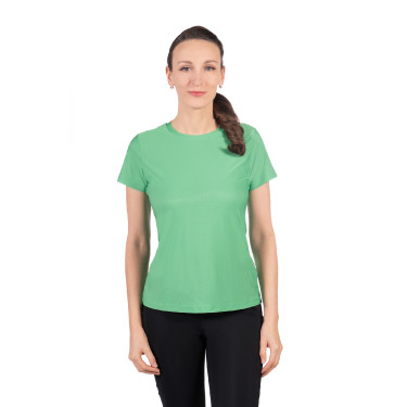 T-shirt HKM Sporty Mesh dames met korte mouwen Groen T-shirt HKM Sporty Mesh dames met korte mouwen Groen