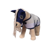 Vliegenset Cuddle Horse HKM Grijs / blauw