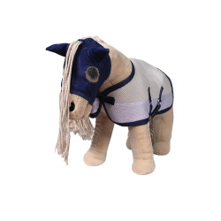 Vliegenset Cuddle Horse HKM Grijs / blauw