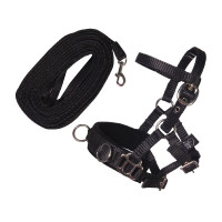 Longeerset HKM Hobby Horse Zwart