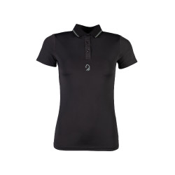 Polo Laura Garrelli Limone met korte mouwen voor dames Zwart Polo Laura Garrelli Limone met korte mouwen voor dames Zwart