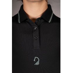 Polo Laura Garrelli Limone met korte mouwen voor dames Zwart Polo Laura Garrelli Limone met korte mouwen voor dames Zwart