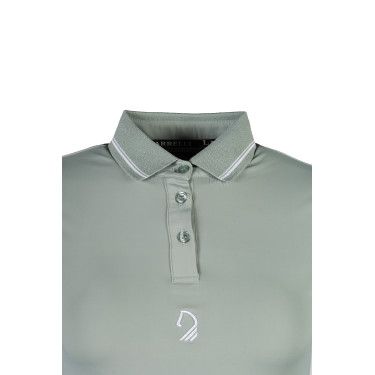 Polo Laura Garrelli Limone met korte mouwen voor dames Salie Groen Polo Laura Garrelli Limone met korte mouwen voor dames Salie Groen