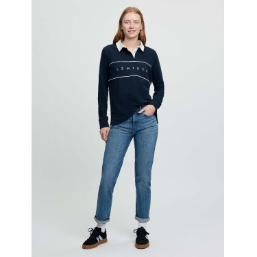 Rugbyshirt LeMieux Rochelle dames Marine Marineblauw