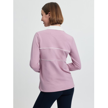 Rugbyshirt LeMieux Rochelle dames Fondant Roze Rugbyshirt LeMieux Rochelle dames Fondant Roze