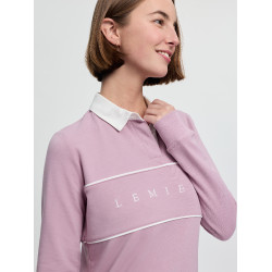 Rugbyshirt LeMieux Rochelle dames Fondant Roze Rugbyshirt LeMieux Rochelle dames Fondant Roze