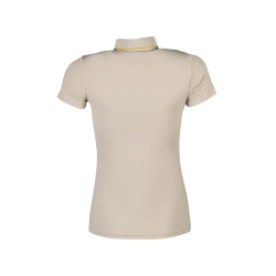 Polo Laura Garrelli Limone met korte mouwen voor dames Grijs / beige Polo Laura Garrelli Limone met korte mouwen voor dames Grijs / beige