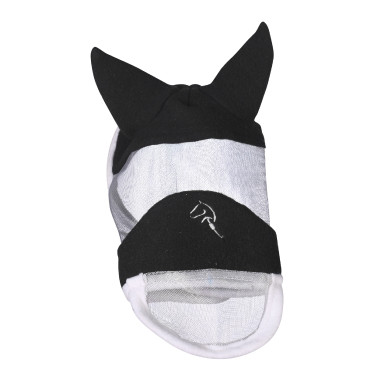 HKM vliegenmasker met deel voor de hobbyhorse Zwart