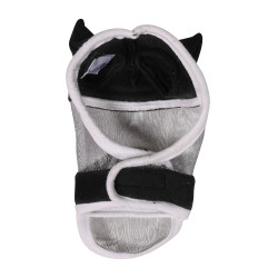 HKM vliegenmasker met deel voor de hobbyhorse Zwart