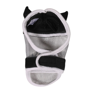 HKM vliegenmasker met deel voor de hobbyhorse Zwart
