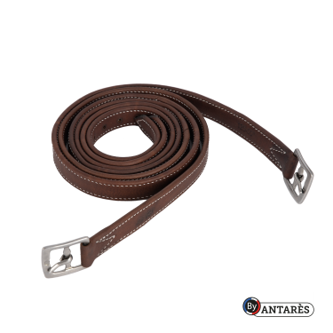 Gespen Signature by Antares, dubbel gevoerd kalfsleer Bruin