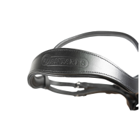 Signature by Antares dressuurhoofdstel met gecombineerde neusriem Zwart