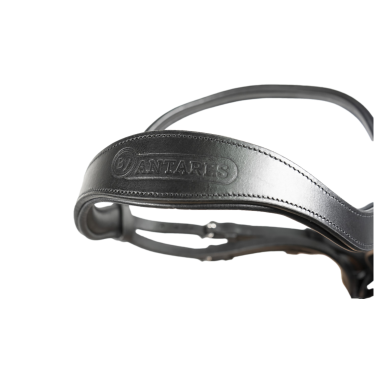 Signature by Antares dressuurhoofdstel met gecombineerde neusriem Zwart