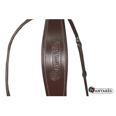 Signature-hoofdstel by Antares gecombineerde neusriem signature Bruin