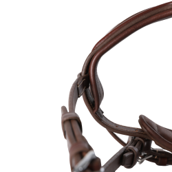 Signature sport hoofdstel by Antares gecombineerde neusriem Bruin