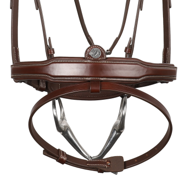 Signature sport hoofdstel by Antares gecombineerde neusriem Bruin