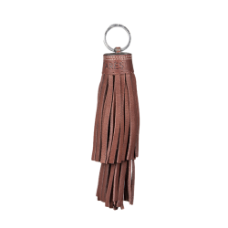 Sleutelhanger Antares pompon Hazelnoot Bruin