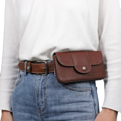 Antares Melrose telefoontas groot formaat Hazelnoot Bruin