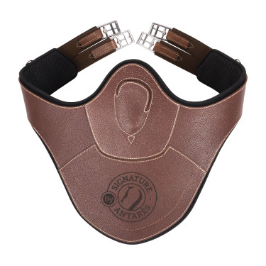 Signature buikflap singel van Antares lang Tabak Bruin