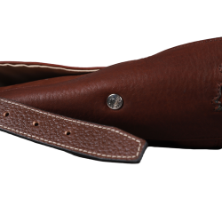 Schoudertas Antares van Milano-leer Hazelnoot Bruin