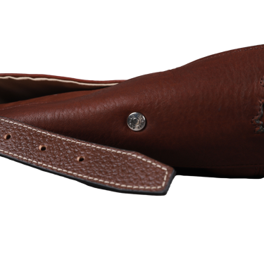 Schoudertas Antares van Milano-leer Hazelnoot Bruin