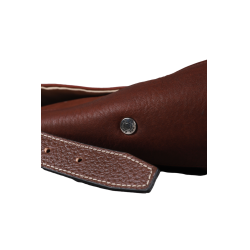 Schoudertas Antares van Milano-leer Hazelnoot Bruin