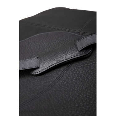 Schoudertas Antares van Milano-leer Zwart