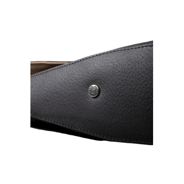 Schoudertas Antares van Milano-leer Zwart