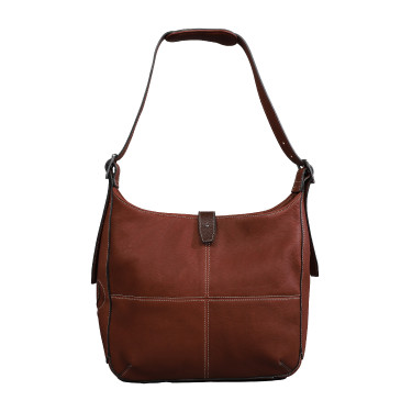 Tas Antares Paris klein formaat Hazelnoot Bruin