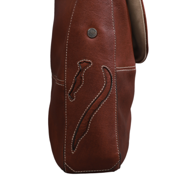 Antares Milano tas klein formaat Hazelnoot Bruin