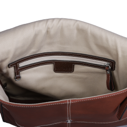 Antares Milano tas klein formaat Hazelnoot Bruin