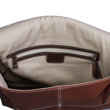 Antares Milano tas klein formaat Hazelnoot Bruin
